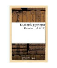 Essai sur preuve gebraucht kaufen  Trebbin