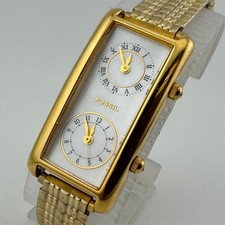 Relógio de quartzo fóssil feminino DR-2101 tom dourado curvo movimentos duplos nova bateria comprar usado Relógio de quartzo fóssil feminino DR-2101 tom dourado curvo movimentos duplos nova bateria comprar usado  Enviando para Brazil