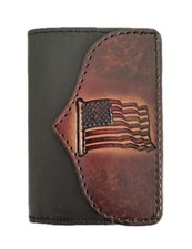 Handcrafted leather trifold for sale  Martinsville