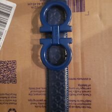 Blue ferragamo leather for sale  Monrovia
