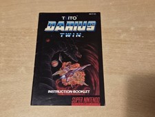 SNES Super Nintendo Darius Twin Instruction Booklet USA comprar usado  Enviando para Brazil