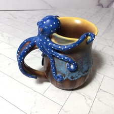 Caneca de café 3D resina polvo criatura oceânica caneca de polvo criativa colorida arte caneca, usado comprar usado  Enviando para Brazil