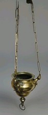 Lampada olio bronzo usato  Italia