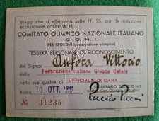 1941 tessera ufficiale usato  Marino