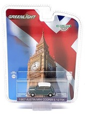 Greenlight escala 1/64 51628 - 1967 Austin Mini Cooper S 1275K - Verde corrida comprar usado  Enviando para Brazil
