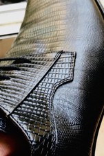Chaussures black. cuir d'occasion  Romilly-sur-Seine