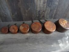 Série casseroles cuivre d'occasion  Barjols