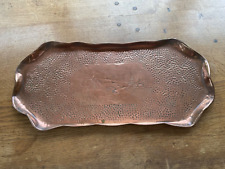 Bandeja de cobre Arts & Crafts Charles Eustace Cornish GEEVER mina de estanho Hayle Cornwall comprar usado  Enviando para Brazil