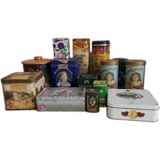 Vintage collectable tins for sale  FAVERSHAM