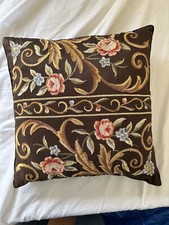 Crewel embroidered brown for sale  Hatfield