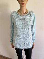 Pull doux turquoise d'occasion  Void-Vacon