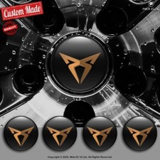 Cupra Aufkleber Set aus 4 Stück 3D-Gel-Silikon Radnabenkappen Nabendeckel comprar usado  Enviando para Brazil