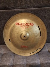 Usado, Prato de lixo Zildjian Oriental China 16 polegadas usado tambores reparados comprar usado  Enviando para Brazil