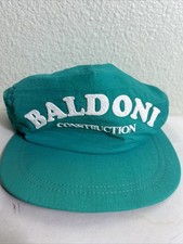 Chapéu SnapBack Vintage Azul-petróleo Feito nos EUA Baldoni Construção Ajustável comprar usado  Enviando para Brazil