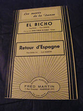 "Partition El Bicho Fred Martin Retour D'Espagne" comprar usado  Enviando para Brazil