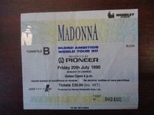 Madonna ticket wembley for sale  WATERLOOVILLE