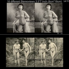 16 Akt Stereofotos klassik Nude Paris 1910 Stereoviews France Lot 13 comprar usado  Enviando para Brazil
