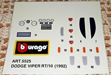 Decal burago dodge usato  Pieve di Cento