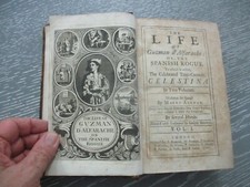 The life of Guzman D'alfarache or the Spanish Rogue, Mateo Aleman, English, 1708, usado comprar usado  Enviando para Brazil