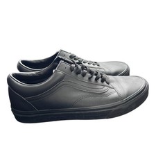 Usado, VANS Old Skool Classic Tumble Mono Couro Unissex Masculino 10.5 Feminino 12 Preto comprar usado  Enviando para Brazil
