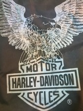 Harley Davidson Motocicletas Águia Preta Bolsa Capa de Poeira Pequenos Acessórios 20"x14" comprar usado  Enviando para Brazil