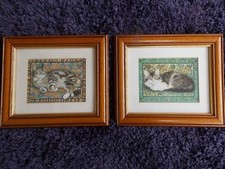 Pair cat pictures for sale  SELBY