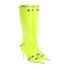 Stiefel balenciaga neon gebraucht kaufen  Hamburg