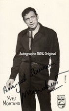 Yves montand signed d'occasion  France