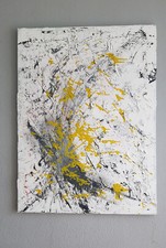 Leinwandbild handgemalt spacht gebraucht kaufen  Bautzen