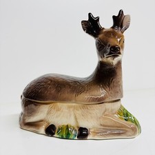 Vintage deer lidded for sale  LOUGHBOROUGH