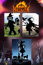 Halloween witch acrylic for sale  TIVERTON