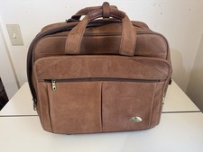 Samsonite brown leather for sale  Gilchrist