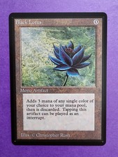Black lotus excellent for sale  Clinton