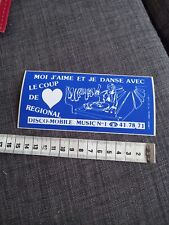 Autocollant vintage disco d'occasion  Le Quesnel