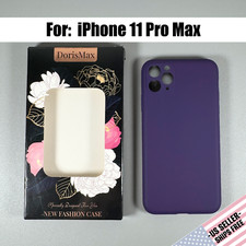 Capa projetada para iPhone 11 PRO MAX: Roxo Escuro | Silicone Líquido | Slim Fit comprar usado  Enviando para Brazil