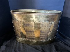 Vtg hammered brass for sale  Gordon