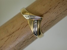 Gelb weißgoldring diamant gebraucht kaufen  Schwendi