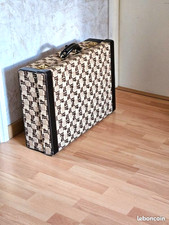 Valise tissu beige d'occasion  Serris