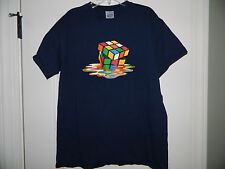  Camiseta Melting RUBIK'S CUBE Azul Marinho Big Bang Theory Sheldon Tamanho Médio comprar usado  Enviando para Brazil
