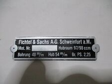 Typenschild moped plate gebraucht kaufen  Deutschland