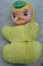 Usado, Antigo My Toy Rosto de Borracha Vinil Pelúcia Bicho de Pelúcia Musical Pato Rock-a-bye Baby comprar usado  Enviando para Brazil