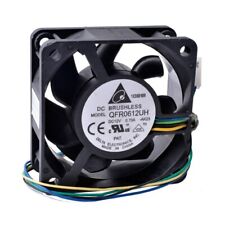 Ventilador de refrigeração DELTA 6CM 6025 60x60x25mm QFR0612UH 12V 0.70A 4 fios 4 pinos PWM, usado comprar usado  Enviando para Brazil