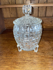 Pressed glass biscuit for sale  KINGSBRIDGE