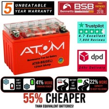Ytx9 atom gel for sale  BRIGHTON