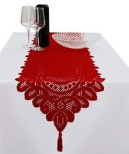 Red lace table for sale  CARDIFF