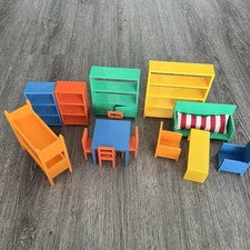 Cadeiras de mesa IKEA 1:12 Lillabo móveis de plástico para casa de bonecas sala de estar quarto comprar usado Cadeiras de mesa IKEA 1:12 Lillabo móveis de plástico para casa de bonecas sala de estar quarto comprar usado  Enviando para Brazil