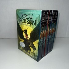 Percy Jackson and the Olympians 5 Book Paperback Boxed Set W/ Poster comprar usado  Enviando para Brazil
