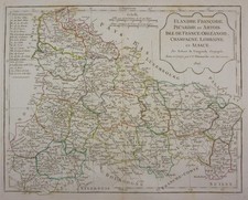 Old map belgium d'occasion  Expédié en Belgium