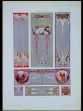 ART NOUVEAU ORNAMENTOS, FAUSTO CODENOTTI - FOTOLITOGRAFIA 1910 - comprar usado  Enviando para Brazil