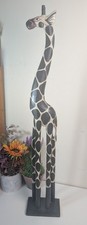 100cm wood giraffe for sale  BROMLEY